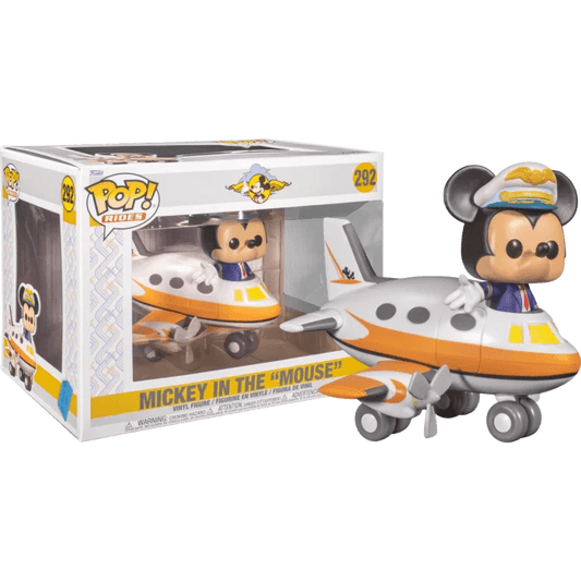 Disney - Mickey in the โMouseโ Plane Pop! Rides Vinyl Figure #292 - Eclipse Games Puzzles Novelties