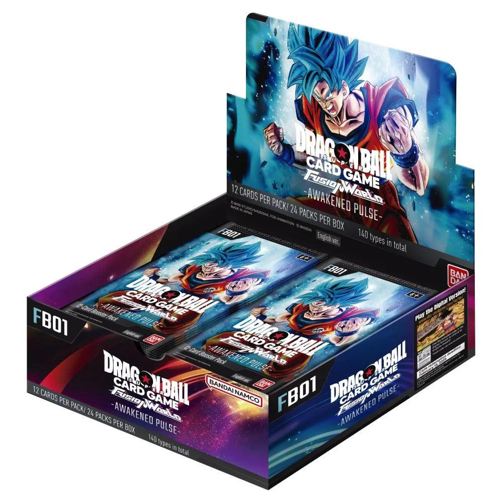 Dragon Ball Super Card Game Fusion World FB-01 Awakened Pulse Booster Box - Eclipse Games Puzzles Novelties