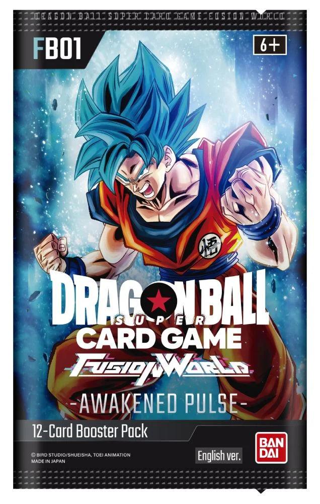 Dragon Ball Super Card Game Fusion World FB-01 Awakened Pulse Booster Box - Eclipse Games Puzzles Novelties