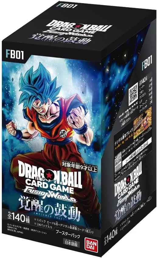 Dragon Ball Super Card Game Fusion World - FB-01 Awakened Pulse Booster Box Japanese - Eclipse Games Puzzles Novelties