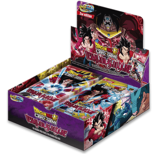 Dragon Ball Super Card Game UW2 Vermilion Bloodline Booster Box 2nd Edition - Eclipse Games Puzzles Novelties