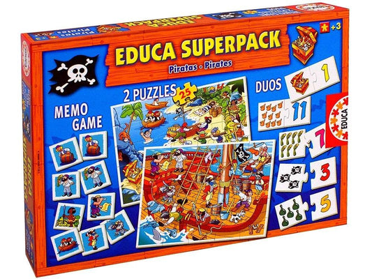 Educa Superpack 2 Games 2 Jigsaw Puzzles - Eclipse Games Puzzles Novelties