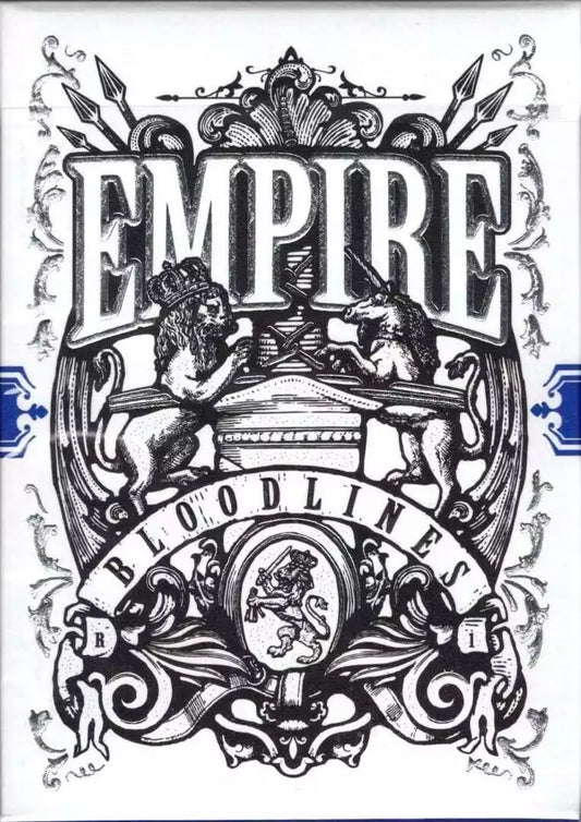 Empire Bloodlines (Royal Blue) Playing Cards - Eclipse Games Puzzles Novelties