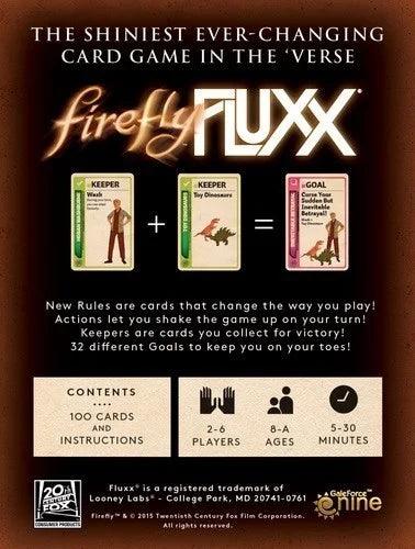 Fluxx Firefly - Eclipse Games Puzzles Novelties