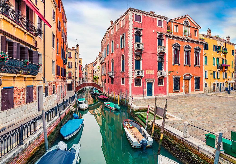 Funbox Burano Canals Venice Italy 1000 Pieces Jigsaw Puzzle - Eclipse Games Puzzles Novelties