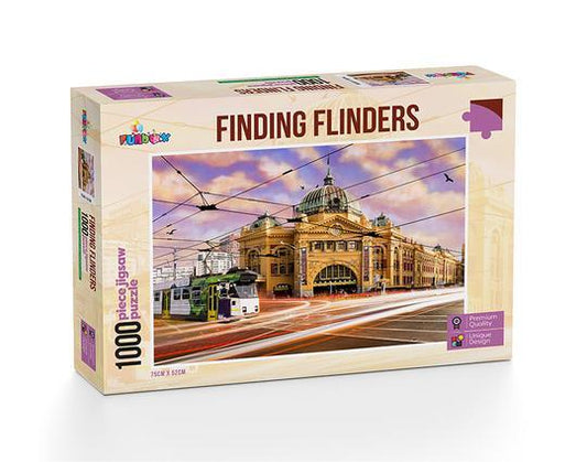 Funbox Finding Flinders 1000 Pieces Jigsaw Puzzle - Eclipse Games Puzzles Novelties