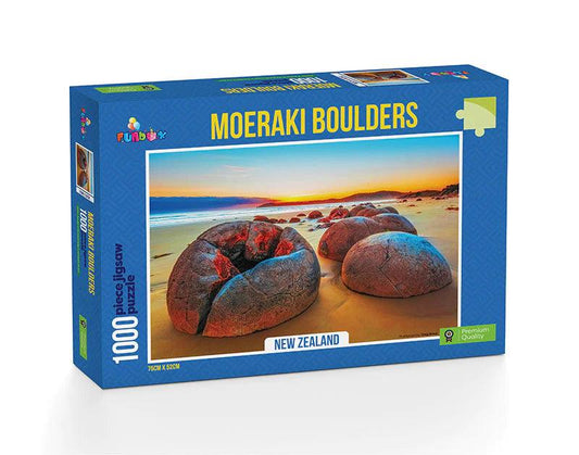 Funbox Moeraki Boulders 1000 Pieces Jigsaw Puzzle - Eclipse Games Puzzles Novelties