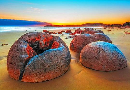 Funbox Moeraki Boulders 1000 Pieces Jigsaw Puzzle - Eclipse Games Puzzles Novelties