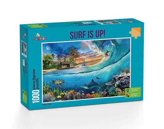 Funbox Surf Is Up 1000 Pieces Jigsaw Puzzle - Eclipse Games Puzzles Novelties