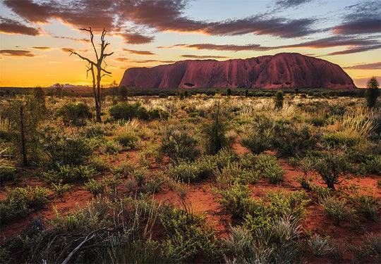 Funbox Uluru Sunset Australia Pieces Jigsaw Puzzle - Eclipse Games Puzzles Novelties