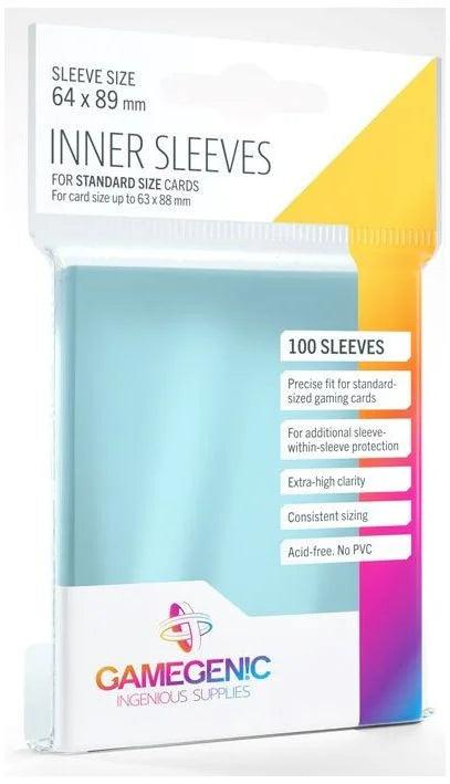 Gamegenic Inner Card Sleeves (64mm x 89mm) (100 Sleeves Per Pack) – Eclipse Games Pty Ltd