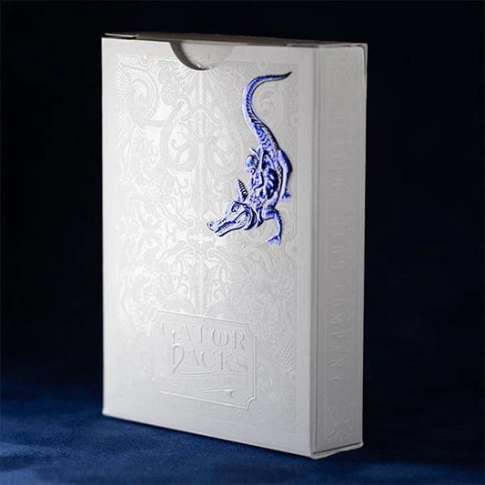 Gatorbacks Blue Metallic Playing Cards by David Blaine - Eclipse Games Puzzles Novelties