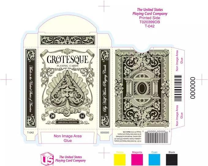 Grotesque Original Edition Playing Cards - Eclipse Games Puzzles Novelties