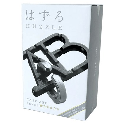 Hanayama Cast Puzzle Level 1 ABC - Eclipse Games Puzzles Novelties