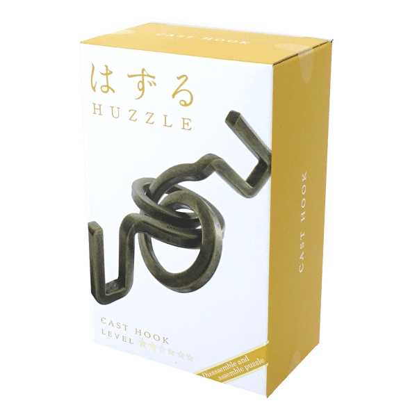 Hanayama Cast Puzzle Level 2 Hook - Eclipse Games Puzzles Novelties