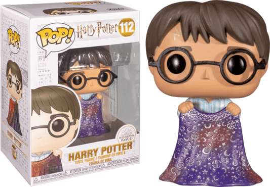 Harry Potter - Harry with Invisibility Cloak Pop! Vinyl #112 - Eclipse Games Puzzles Novelties