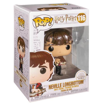Harry Potter - Neville Longbottom with Monster Book Pop! Vinyl Figure #116 - Eclipse Games Puzzles Novelties