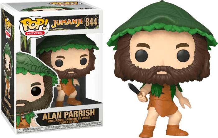 Jumanji (1995) Alan Parrish with Knife Pop! Vinyl Figure #844 - Eclipse Games Puzzles Novelties