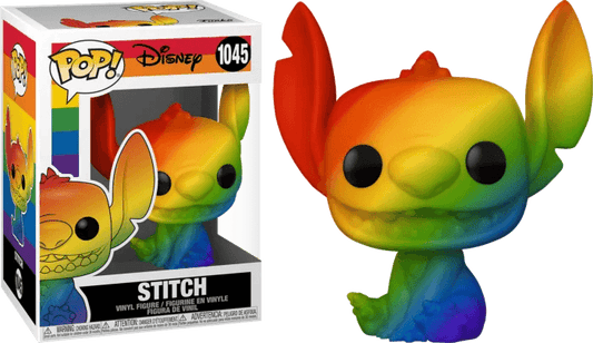 Lilo & Stitch - Stitch Rainbow Pride 2021 Pop! Vinyl Figure #1045 - Eclipse Games Puzzles Novelties
