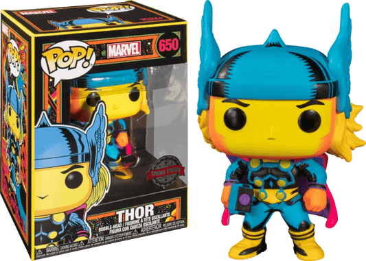 Marvel Blacklight - Thor Pop! Vinyl Figure #650 - Eclipse Games Puzzles Novelties