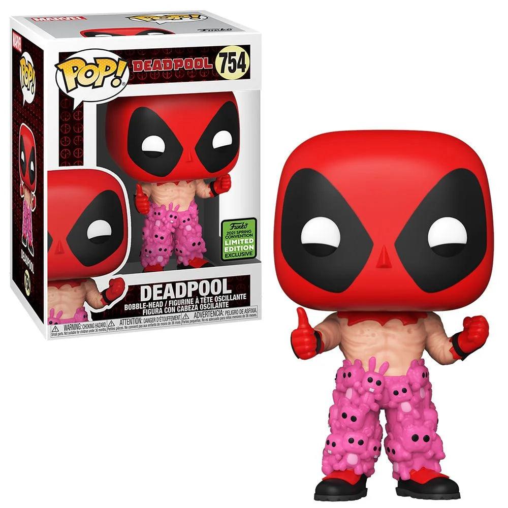 Marvel's Deadpool Bobble Head Teddy Belt 2021 Spring Convention Limited Edition Funko Pop! Vinyl #754 - Eclipse Games Puzzles Novelties