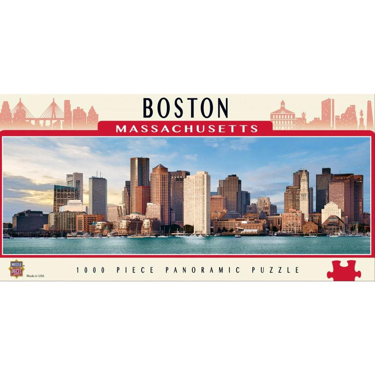 Masterpieces Boston Massachusetts 1000 Pieces Jigsaw Puzzle - Eclipse Games Puzzles Novelties