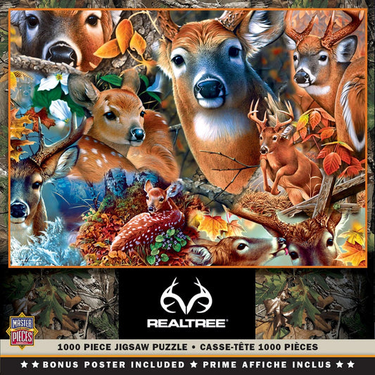 Masterpieces Real Tree Forest Beauties 1000 Pieces Jigsaw Puzzle - Eclipse Games Puzzles Novelties