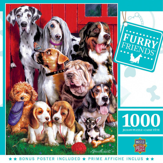 Masterpieces Sitting Pretty 1000 Pieces Jigsaw Puzzle - Eclipse Games Puzzles Novelties