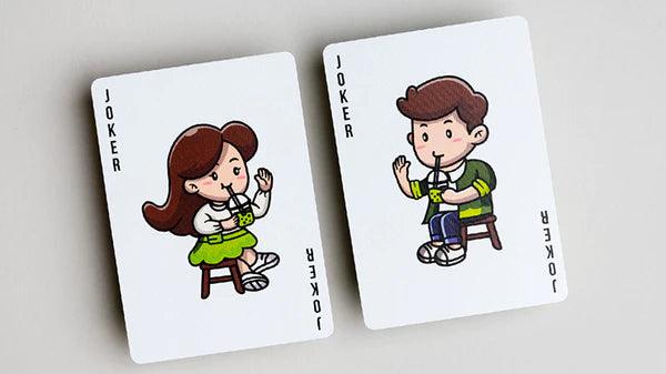 Matcha Boba Playing Cards by BaoBao Restaurant - Eclipse Games Puzzles Novelties