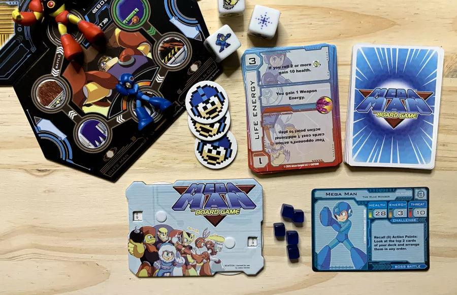 Mega Man The Board Game Kickstarter Bundle Time Man & Oil Man Expansion Capcom 2015 Jasco - Eclipse Games Puzzles Novelties