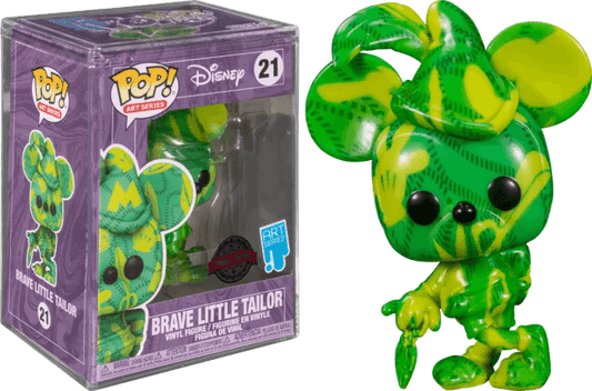 Mickey Mouse - Brave Little Tailor Mickey Artist Series Pop! Vinyl Figure with Pop! Protector #21 - Eclipse Games Puzzles Novelties
