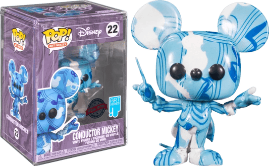 Mickey Mouse - Conductor Mickey Artist Series Pop! Vinyl Figure with Pop! Protector #22 - Eclipse Games Puzzles Novelties