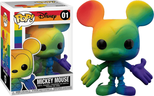 Mickey Mouse - Mickey Mouse Rainbow Pride 2021 Pop! Vinyl Figure #01 - Eclipse Games Puzzles Novelties