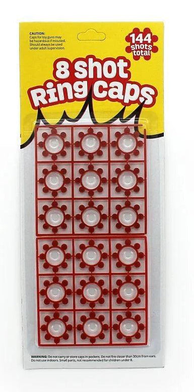 Mini Cap Gun Refill 144 Shots - Eclipse Games Puzzles Novelties