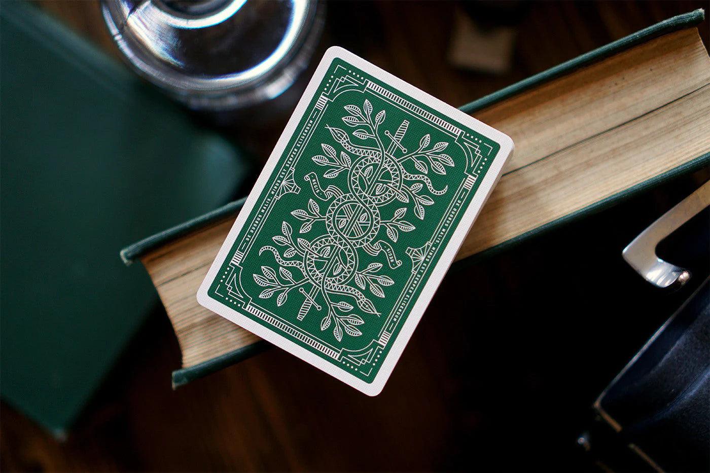 Monarchs Green Theory11 Playing Cards - Eclipse Games Puzzles Novelties