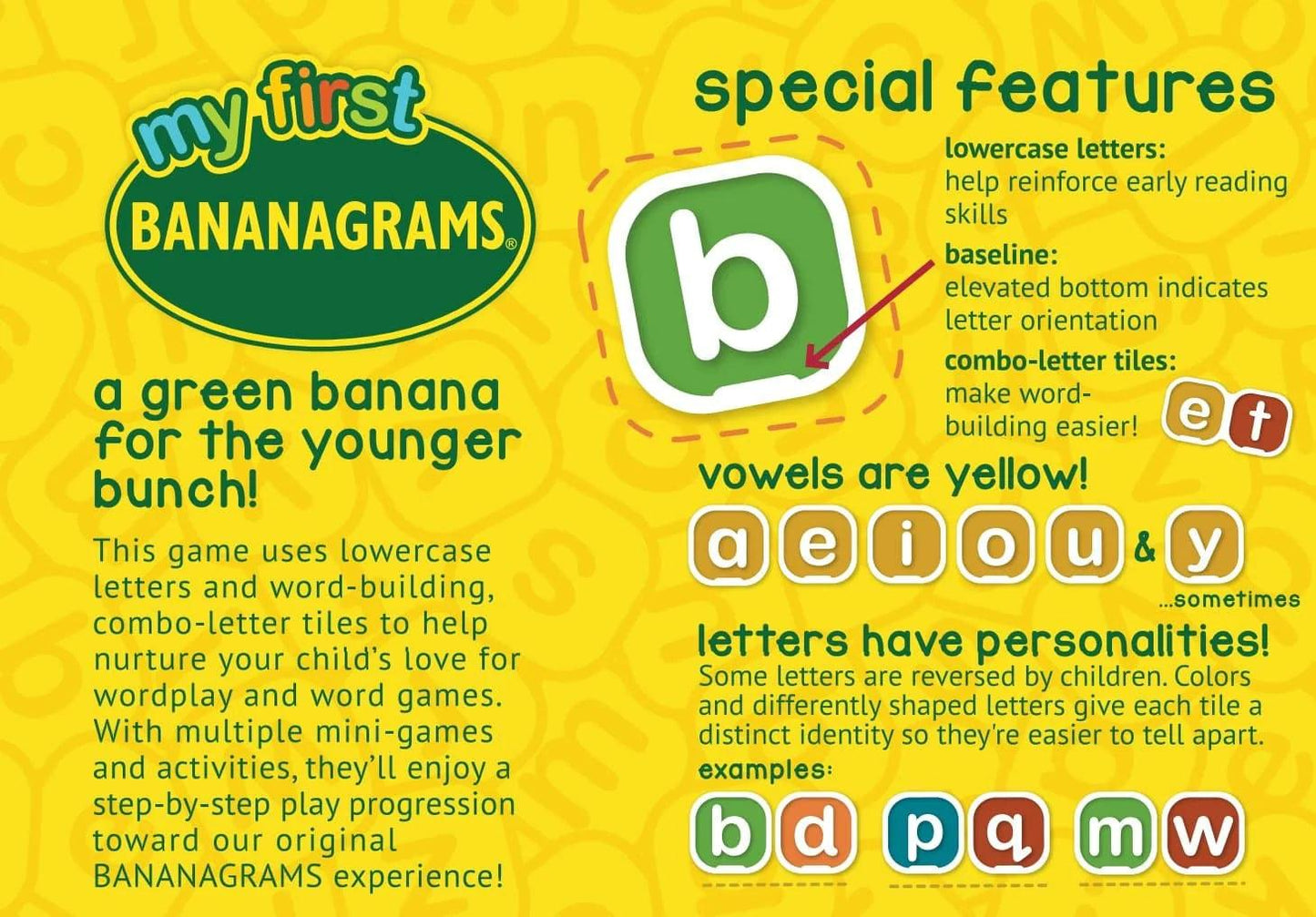 My First Bananagrams - Eclipse Games Puzzles Novelties