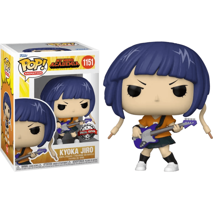 My Hero Academia - Kyoka Jiro with Guitar Pop! Vinyl Figure #1029 - Eclipse Games Puzzles Novelties