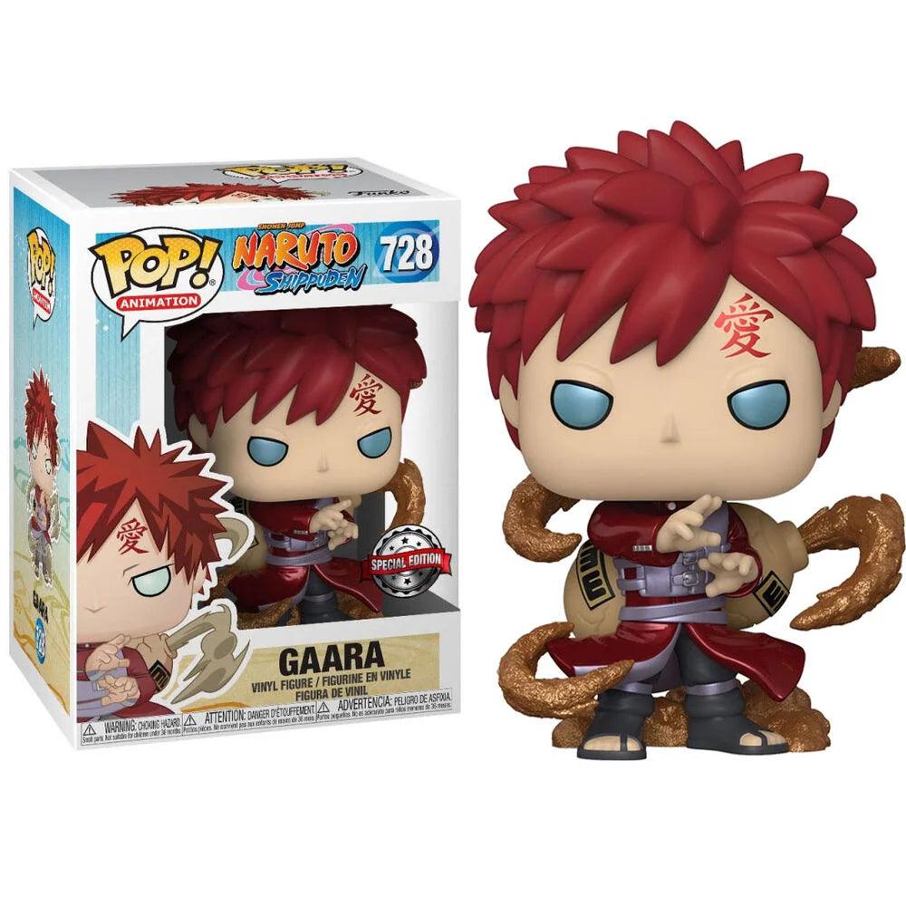 Naruto Shippuden Gaara Metallic Exclusive Pop! Vinyl #728 - Eclipse Games Puzzles Novelties