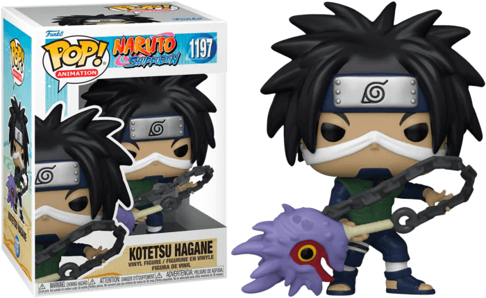 Naruto Shippuden Kotetsu Hagane 3.75" Pop! Vinyl Figure #1197 - Eclipse Games Puzzles Novelties