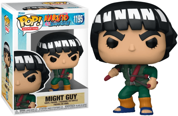 Naruto: Shippuden Might Guy Pop! Vinyl Figure #1195 - Eclipse Games Puzzles Novelties