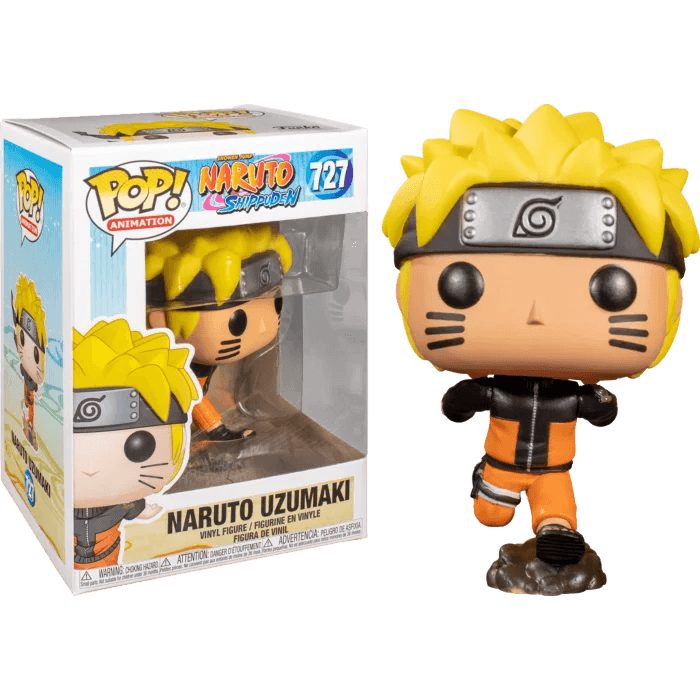 Naruto: Shippuden - Naruto Running Pop! Vinyl Figure #727 - Eclipse Games Puzzles Novelties