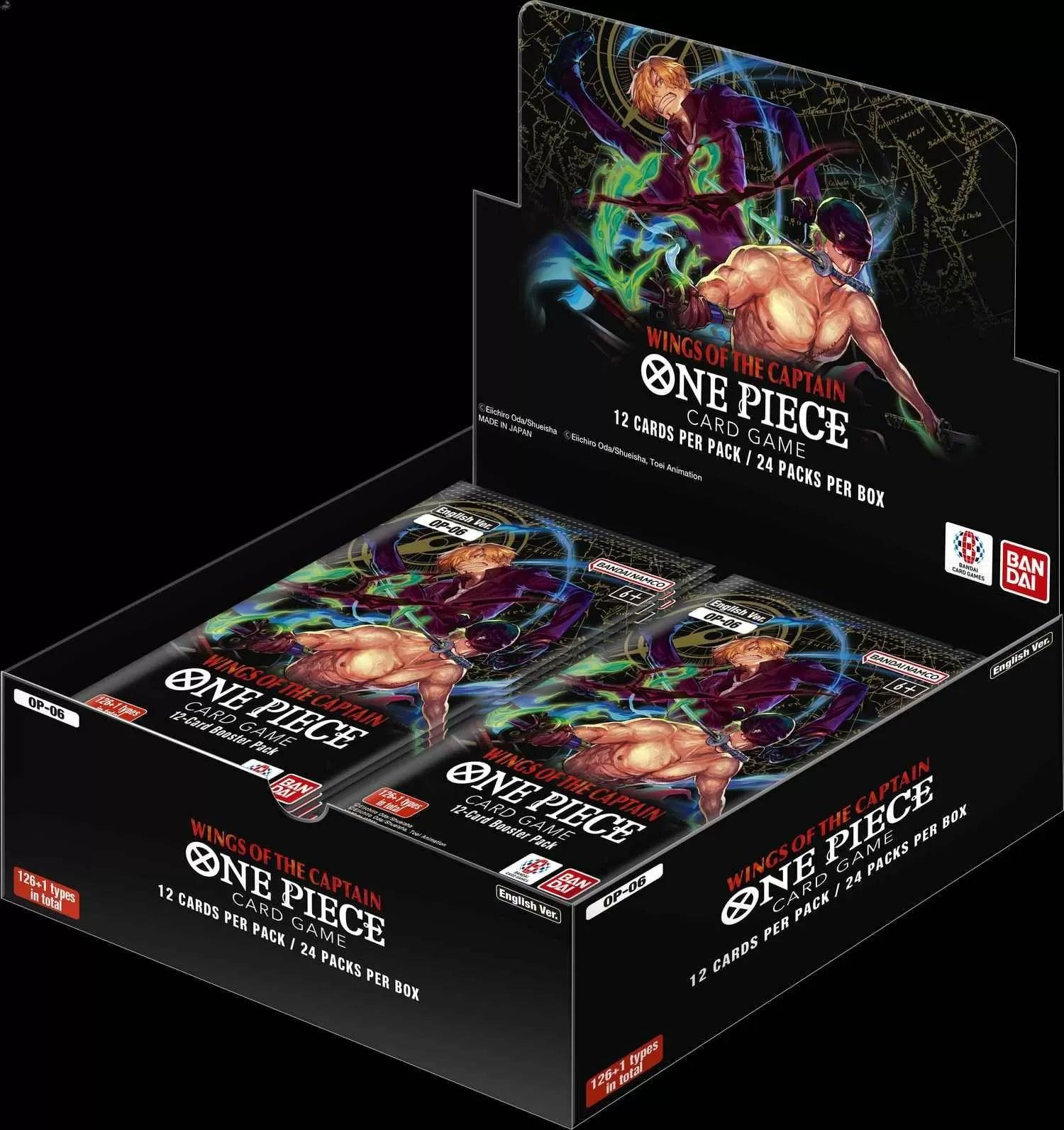 One Piece Card Game Wings of the Captain Booster Box OP-06 - Eclipse Games Puzzles Novelties