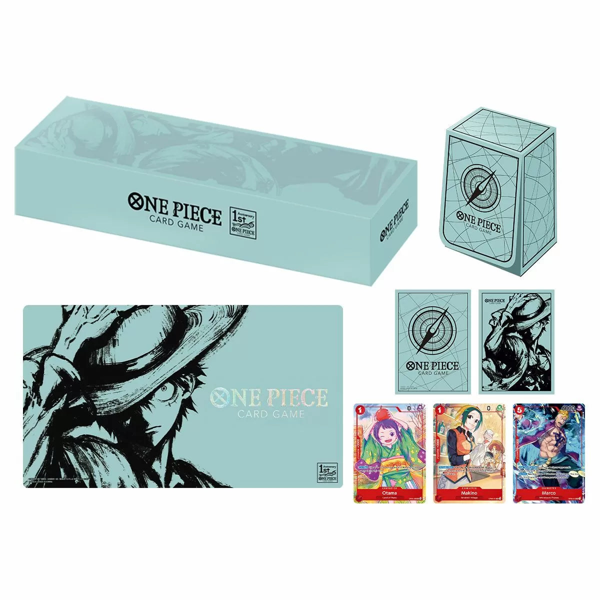 One Piece Card Game Japanese 1st Anniversary Set