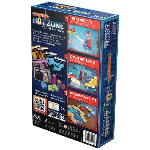 Pandemic Hotzone North America - Eclipse Games Puzzles Novelties