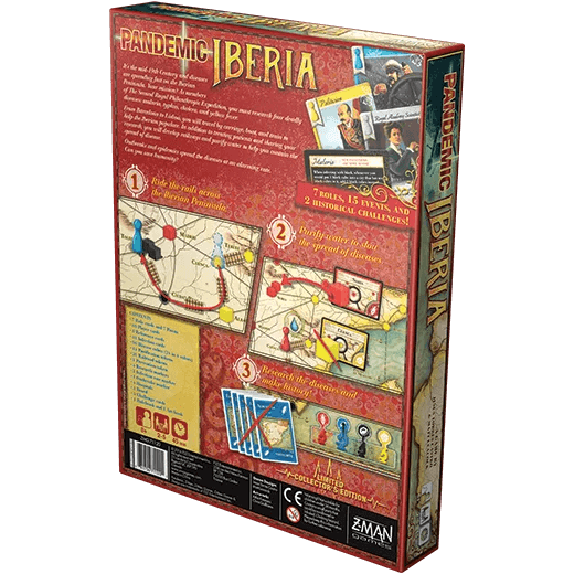 Pandemic Iberia Board Game - Eclipse Games Puzzles Novelties