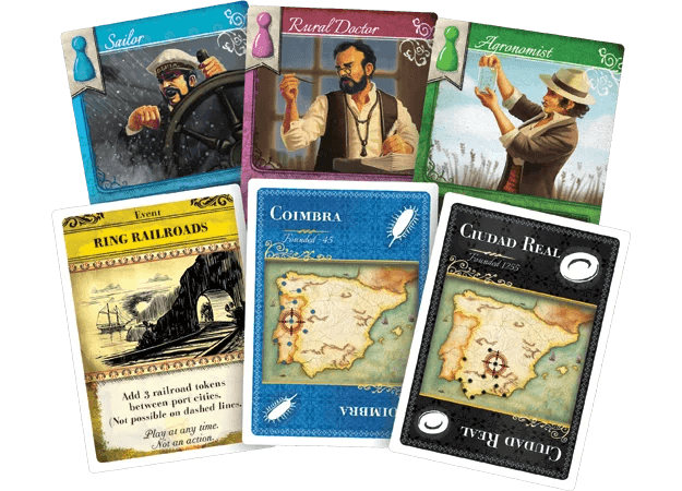 Pandemic Iberia Board Game - Eclipse Games Puzzles Novelties