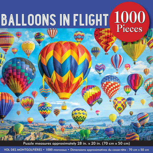 Peter Pauper Balloons In Flight 1000 Pieces Jigsaw Puzzle - Eclipse Games Puzzles Novelties