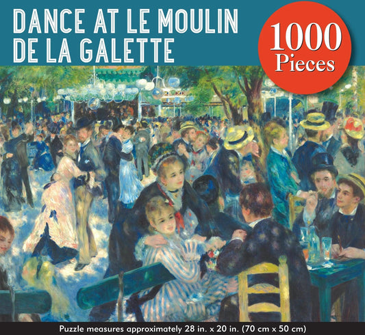 Peter Pauper Dance at Le Moulin de la Galette 1000 Piece Jigsaw Puzzle - Eclipse Games Puzzles Novelties