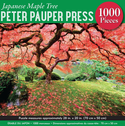 Peter Pauper Japanese Maple Tree 1000 Piece Jigsaw Puzzle - Eclipse Games Puzzles Novelties
