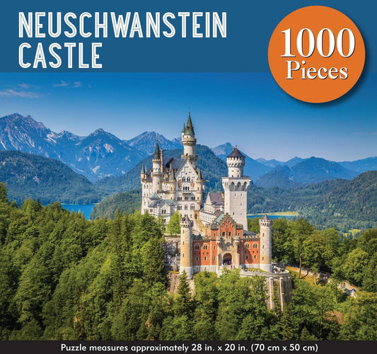 Peter Pauper Neuschwanstein Castle 1000 Piece Jigsaw Puzzle - Eclipse Games Puzzles Novelties